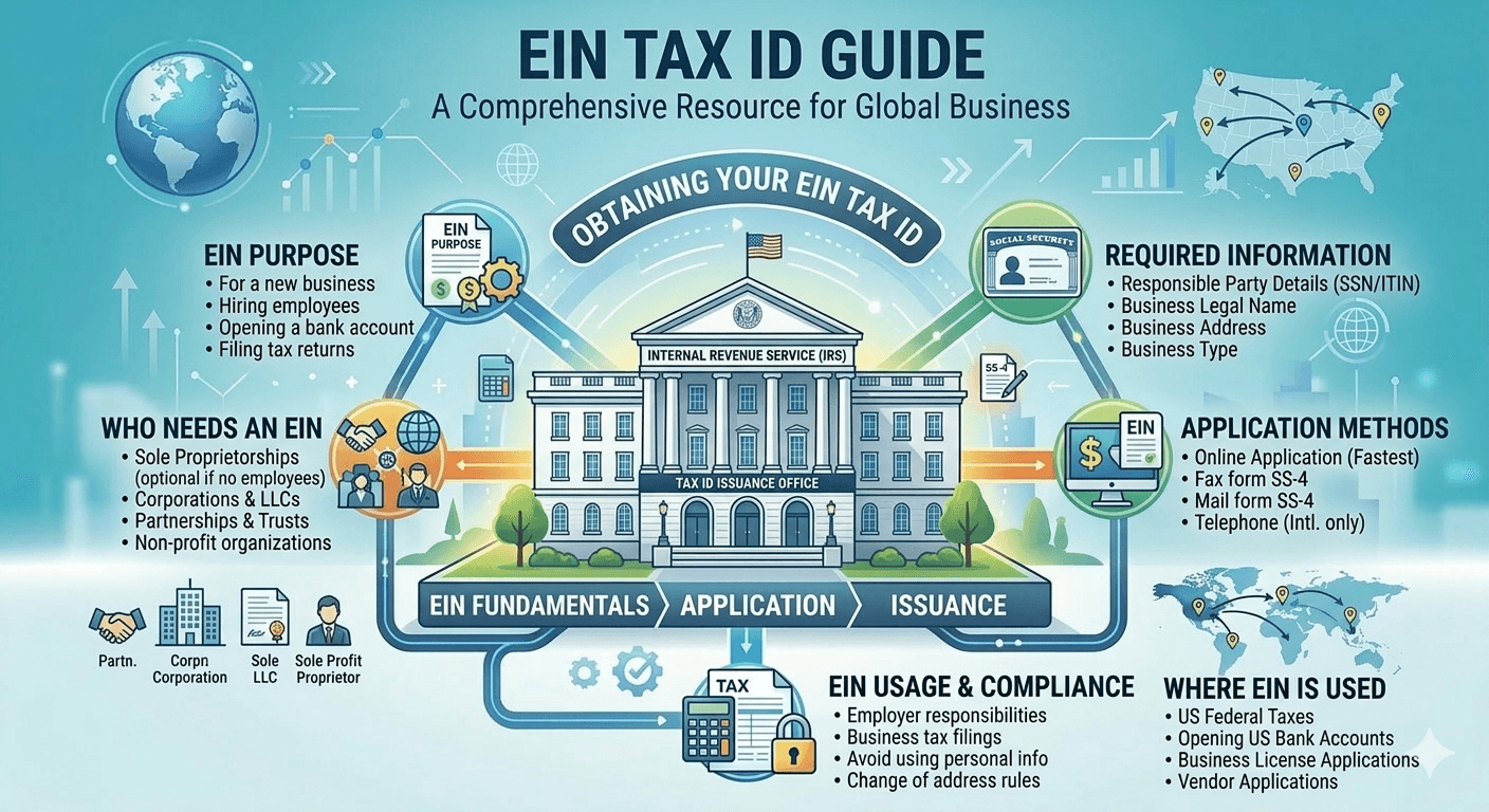 EIN Tax ID Guide Infographic
